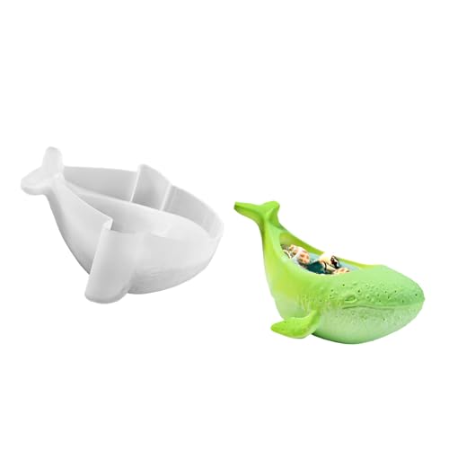 Ljmyy Stabiles Mehrzweck-Silikon-Kerzenhalter-Formen-Set, tragbar, für Harz, Gips, Bastelbedarf, verschiedene Größen, Walform von Ljmyy