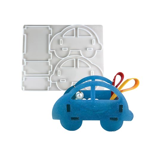 Ljmyy Stilvolle Form für Auto-Ornamente, kreative Silikon-Einfügung, Auto-Aufbewahrungshalter, Formen für die Gestaltung von Heimdekorationen, Automobilformen von Ljmyy