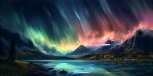 Diamond Painting Bilder Set Erwachsene 5D Malen Nach Zahlen Polarlicht Diamant Painting Bilder Erwachsene Groß Diamonds Crystal Art, Diamond Art Painting DIY Diamant Malerei Set Wand Dekor 50x100cm Diamond Painting Bilder Set Erwachsene 5D Malen Nach Zahlen Polarlicht Diamant Painting Bilder Erwachsene Groß Diamonds Crystal Art, Diamond Art Painting DIY Diamant Malerei Set Wand Dekor 50x100cm von Ljpsse