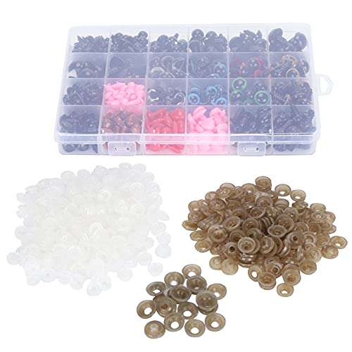 460pcs farbenfrohe Puppenaugen Nasen Plastikharz DIY Supplies für Puppenspielzeug Handwerk 460pcs farbenfrohe Puppenaugen Nasen Plastikharz DIY Supplies für Puppenspielzeug Handwerk von LjwZekyrnt