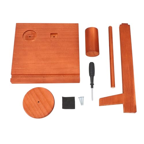 Häkel garn halter aus Holz rotierender Spinner mit Telefonst änder für Heim handwerks zubehör (Naturholzfarbe) (Vintage -Farbe) von LjwZekyrnt