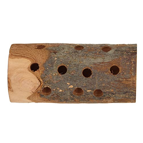 LjwZekyrnt Hamster Log Kauspielzeug Sicherer Backenzahnbissresistenter Papagei Holzstab Haustier Kaninchen Zahnpflege Spiel Holz Stehender Stock (Kleine Größe (21x17cm / 8.3x6.7in)) von LjwZekyrnt