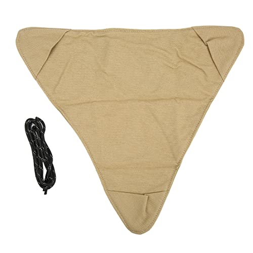 LjwZekyrnt Klappbarer Campinghocker -Stuhltuch Leicht wasserdichte tragbare weiche Leinwand Mini -Campinghocker für Outdoor (Khaki) von LjwZekyrnt