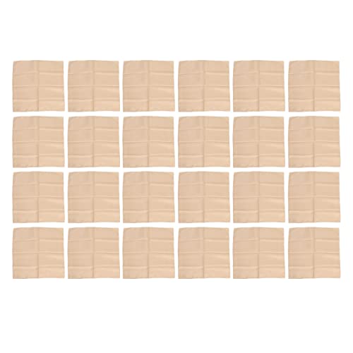 LjwZekyrnt Quadratische Satin -Servietten 24PCs Soft Delicate Table Servietten Hochzeitsparteien Zeremonien (Gold) von LjwZekyrnt