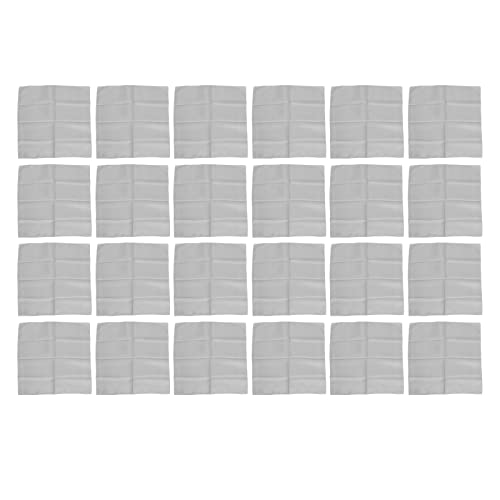 LjwZekyrnt Quadratische Satin -Servietten 24PCs Soft Delicate Table Servietten Hochzeitsparteien Zeremonien (Silber) von LjwZekyrnt
