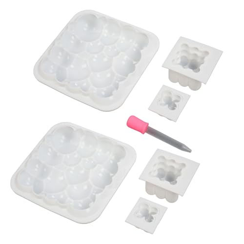 Silikonseife Formen haltbar einfach zu verwenden, um Kerzen Wachs Schokolade zu machen, 6pcs Silikonseife Formen haltbar einfach zu verwenden, um Kerzen Wachs Schokolade zu machen, 6pcs von LjwZekyrnt