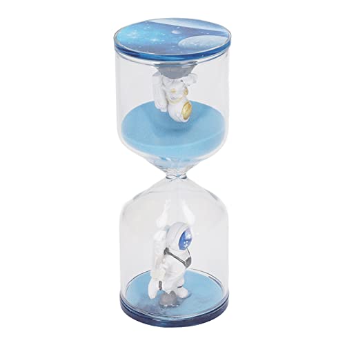 Space Man Bildungswährung Dekorative Sand Timer Uhr für Büro Heimküchenschreibtischdekoration (Blau 30 Minuten) von LjwZekyrnt