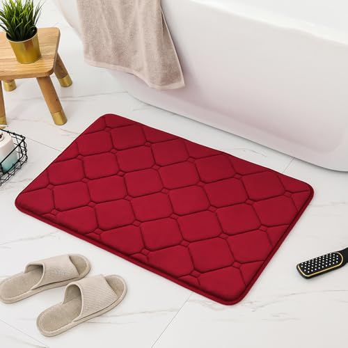 Lkw Ogechi 40 x 60CM rutschfest Badematte, Super SaugfäHig Badezimmerteppich Schnell Trocknende, Minimalistische Badematte Modern Fußmatte für Bad, Küche, Schreibtisch, Schlafzimmer, Balkon von Lkw Ogechi