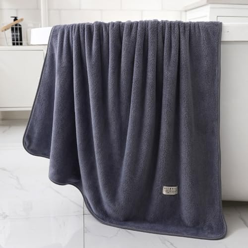 Lkw Ogechi Quick Dry Baumwoll Duschtücher 70x140cm, Super Soft Badetuch Handtuch für Badezimmer Dusche, 70 x 140 cm Extra großes Badelaken Super weich und sehr saugfähig von Lkw Ogechi