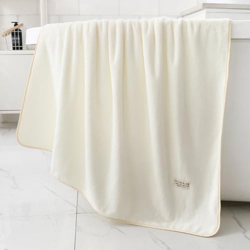 Lkw Ogechi Quick Dry Baumwoll Duschtücher 70x140cm, Super Soft Badetuch Handtuch für Badezimmer Dusche, 70 x 140 cm Extra großes Badelaken Super weich und sehr saugfähig von Lkw Ogechi