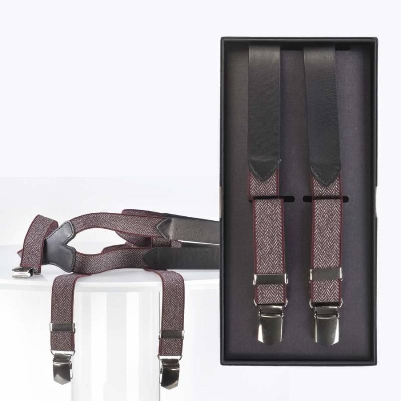 Lloyd Hosenträger Herren modern Y-Form zum Clippen 25mm "Classic", bordeaux Lloyd Hosenträger Herren modern Y-Form zum Clippen 25mm "Classic", bordeaux von Lloyd