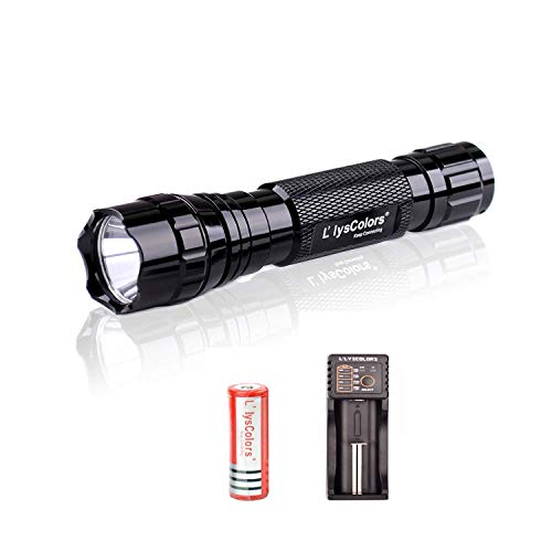 L'lysColors Schwarzlicht Taschenlampe 365nm UV LED-Handlampe Prüfgerät Money Detector, Anti-Counterfeiting Bill Certificates, Global Currency Counterfeiting etc von L'lysColors