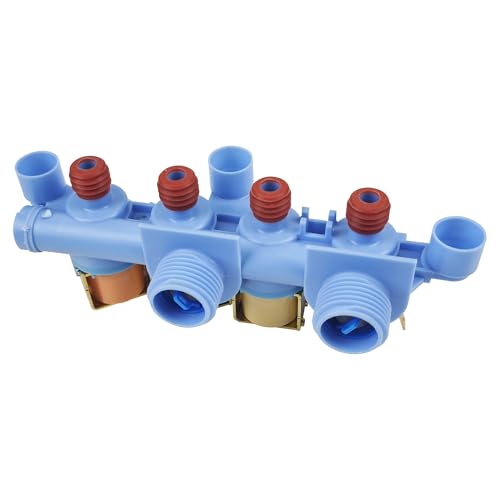 WH13X26637 Waschwassereinlassventil, kompatibel mit GE Waschmaschine, ersetzt Teilenummer WH13X26637-25PK 4546358 AP6282070 PS12171559 EAP12171559 WH13X26637 Waschwassereinlassventil, kompatibel mit GE Waschmaschine, ersetzt Teilenummer WH13X26637-25PK 4546358 AP6282070 PS12171559 EAP12171559 von Lmkai