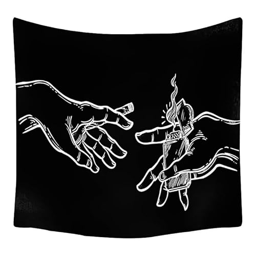 Lmovutcom Wandbehang im dunklen Stil, großer Stoff, Wandteppich, Wohnzimmer, Schlafzimmer, Wandbehang, Strandtuch, Stranddecke von Lmovutcom