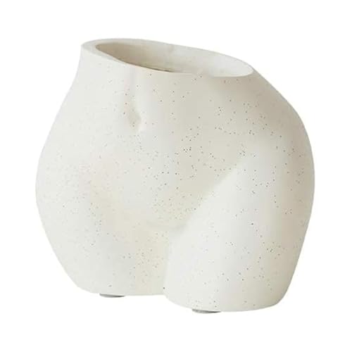 Lmzzdld Mini-Topf für Den Unterkörper mit Drainagelöchern, Blumentopf Aus Kunstharz, Süßes Weihnachts-B von Lmzzdld
