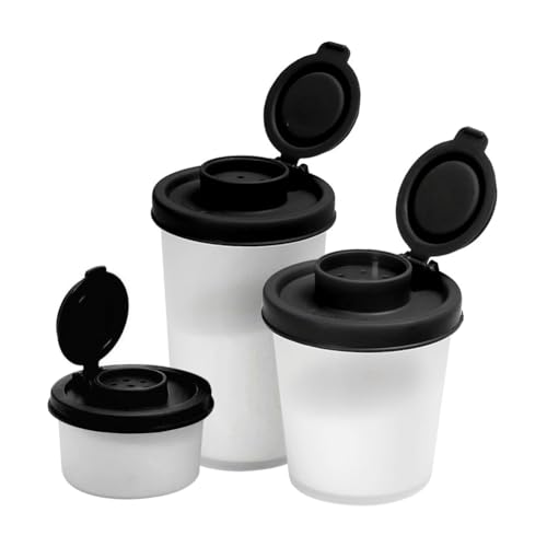 Lmzzdld Salz- und Pfefferstreuer, Feuchtigkeitsbeständiges -Gewürzset, Gewürzglas mit Deckel von Lmzzdld