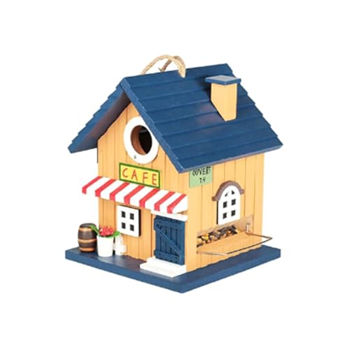Lnfxkvva 2IN1 Cafe Blauvogelhaus und Vogelfutterstation 2 Optionen Eingangsgröße für Bluebirds Spatzen und Finken Lnfxkvva 2IN1 Cafe Blauvogelhaus und Vogelfutterstation 2 Optionen Eingangsgröße für Bluebirds Spatzen und Finken von Lnfxkvva