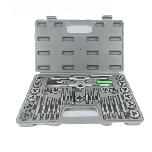 Lnfxkvva 40 in 1 Gewindeschneider-Set M3-M12 Außengewinde Schraube Gewindeschraube Gewindewerkzeug Kit Legierter Stahl Weiblich Mechanische Professionelle Werkzeuge Lnfxkvva 40 in 1 Gewindeschneider-Set M3-M12 Außengewinde Schraube Gewindeschraube Gewindewerkzeug Kit Legierter Stahl Weiblich Mechanische Professionelle Werkzeuge von Lnfxkvva
