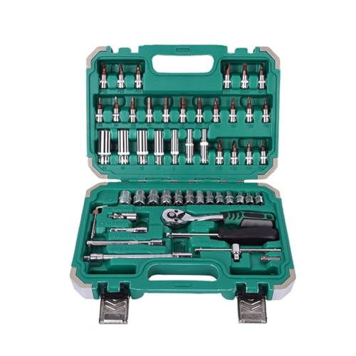 Lnfxkvva 53-teiliges Auto-Reparatur-Werkzeug-Set, Schnellratschenschlüssel-Set, Auto-Reparatur-Hardware-Werkzeuge für Heim-Autoreparatur Lnfxkvva 53-teiliges Auto-Reparatur-Werkzeug-Set, Schnellratschenschlüssel-Set, Auto-Reparatur-Hardware-Werkzeuge für Heim-Autoreparatur von Lnfxkvva