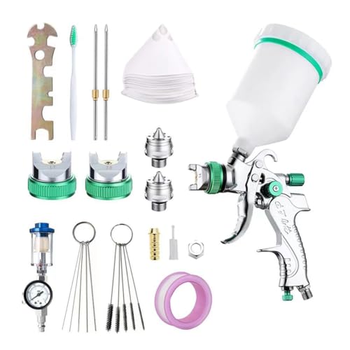 Lnfxkvva HVLP Sprühdüsen-Set mit 1,4/1,7/2,0 mm Düsen, Autolacksprühdüsen, Wandreparatur, Möbelreparatur von Lnfxkvva