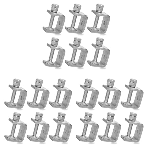 Lnfxkvva Kleine C-Klemme für Holzbearbeitung, robuste Metall-U-Klemmen, Mini-Schreibtischklemmen, 2,5 cm, 18 Stück Lnfxkvva Kleine C-Klemme für Holzbearbeitung, robuste Metall-U-Klemmen, Mini-Schreibtischklemmen, 2,5 cm, 18 Stück von Lnfxkvva