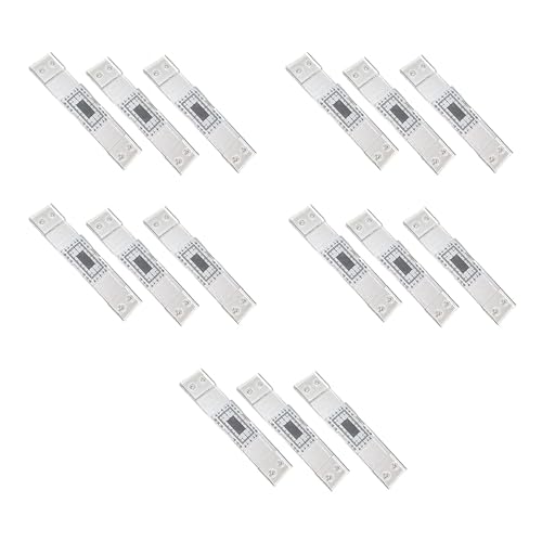 Lnfxkvva Rissüberwachungsaufzeichnung, 15 Stück, Rissmesswerkzeug, Rissbreitenmessgerät, klares Acryl, Eckrissvergleichs-Messschieber von Lnfxkvva