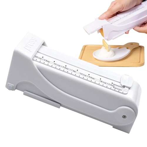 Lnhgh Butter Cutter | Butter Schneider Für Einzelne Stücke Mit Skalenmarkierung,Tragbarer Käsespender Aufbewahrung Für Kuchen Frühstück Kochen | Käse Teiler Spender für Kuchen Kochen Brot Backen von Lnhgh