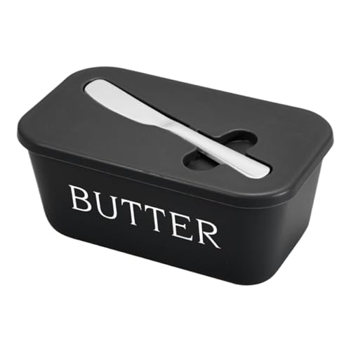 Lnhgh Butterbehälter Für Die Küchentheke - Aufbewahrungsdeckel | Mit Messer Luftdichter Käsebehälter Für Kochen Servieren Camping Kühlschrank Küche von Lnhgh