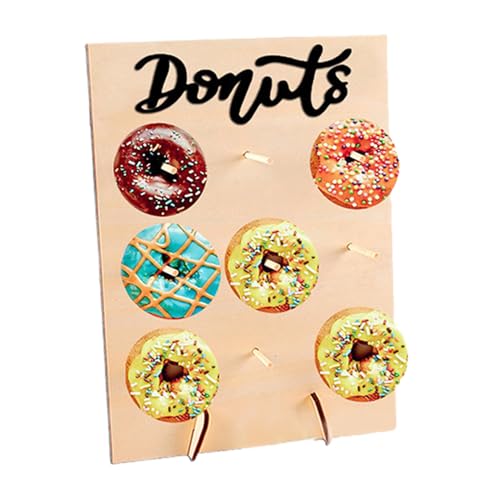 Lnhgh Donut Board,Holz Ausstellungsständer Für 9 Donuts - Dekorative Donut Halterung Für Café Hochzeit Feier Weihnachtstisch Tischdekoration - Hochzeit Buffet Tafel Lnhgh Donut Board,Holz Ausstellungsständer Für 9 Donuts - Dekorative Donut Halterung Für Café Hochzeit Feier Weihnachtstisch Tischdekoration - Hochzeit Buffet Tafel von Lnhgh