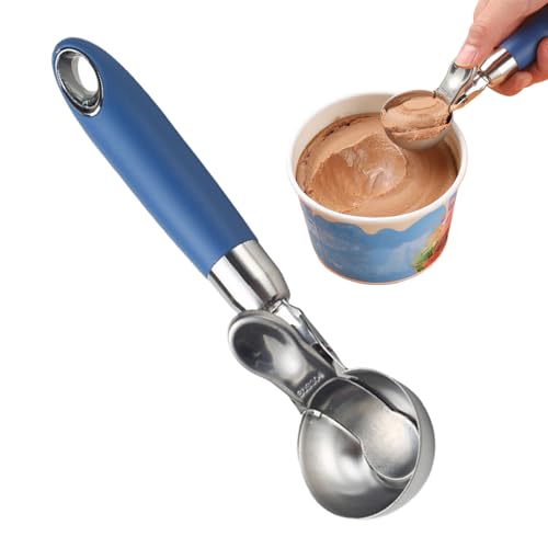 Lnhgh Eisportionierer,Pop-Top Obstkugelformer - Edelstahl Kugelausstecher Mit Klappmechanismus Für Obstdekoration Und Desserts von Lnhgh