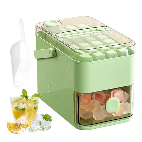 Lnhgh Eiswürfelbehälter Mit Aufbewahrungsbox, Eiswürfelform Für Cocktails Und Getränke, Einfache Entnahme Für Säfte Cocktails Kaffee Und Küchenzubehör von Lnhgh