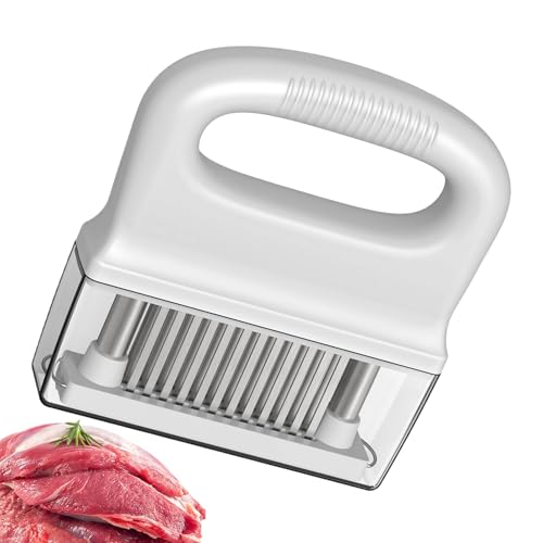 Lnhgh Fleischklopfer Edelstahl | Edelstahl Küchenwerkzeuge Steak Fleischklopfer,Robuste Maschine mit 48 Nadeln zum Zartmachen von Steak Hähnchen Schweinefleisch Fisch Truthahn Kalbfleisch Grillen von Lnhgh
