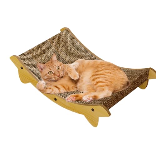 Lnhgh Katzenkratzbrett, Kratzpad und Kätzchenbett, Interaktives Spielzeug Möbelschoner Für Kleine Hunde Kätzchen Wohnungsspaß Teppich Sofa Wand von Lnhgh
