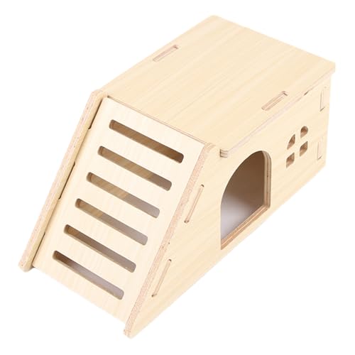 Lnhgh Nagetierhaus | Hamsterkäfig Mit Leiter | Interaktives Kleintierzubehör Beschäftigungsspielzeug zum Ausruhen, Spielen und Trainieren für Nager von Lnhgh