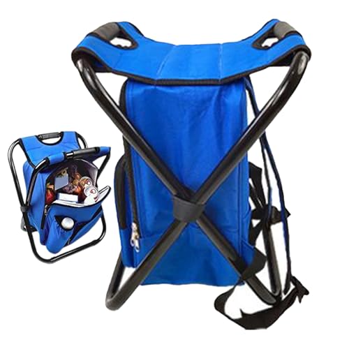 Lnhgh Outdoor Klappstuhl - Klappbare Gartenstühle - Campingliege Mit Rucksack Kühltasche Für Picknick Terrasse Pool Garten Balkon von Lnhgh