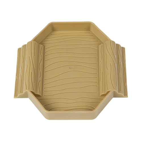 Lnhgh Schildkröten Futter Schüssel - Rutschfestes Reptilien Becken | Terrarium Becken Futterstelle und Badebehälter für Schildkröten Echsen Schlangen von Lnhgh