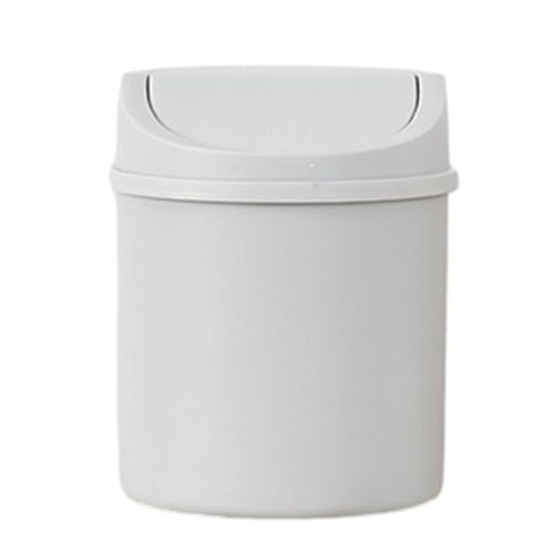 Lnhgh Tischmülleimer Mit Deckel, Mini Desktop Mülleimer Winzige Papierkorb-Mülltonnen Mülleimer Schminktisch Tragbarer Abfalleimer Für Den Schreibtisch, Papierkorb von Lnhgh