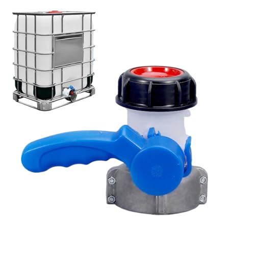 Lnhgh Totventil Für Tank,60 mm Gewinde Für Wasserspeicher Adapterventil - Ersatz Verbinder Mit Silikondichtung Robuste Fittings Präzise Auslaufkontrolle Für Industrie Haus Garten von Lnhgh