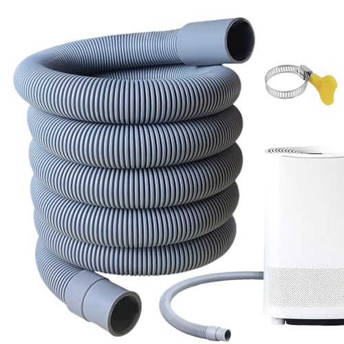 Luftentfeuchter-Ablaufschlauch Entwässerungsschlauch Für Luftentfeuchter | Flexibel & Knickfest | Mit Dichtring Und Klemme | Universell Für ACs Und Gartenhähne Luftentfeuchter-Ablaufschlauch Entwässerungsschlauch Für Luftentfeuchter | Flexibel & Knickfest | Mit Dichtring Und Klemme | Universell Für ACs Und Gartenhähne von Lnhgh