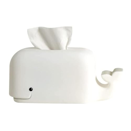 Wal Silikon Kosmetiktücherbox, Tissue Box Wal Taschentuchbox Mit Handyhalter, Kreativ Taschentuchbox Mit Handyhalter Süßer Silikon Gewebe Aufbewahrungsbox Mit Telefonständer von Lnhgh