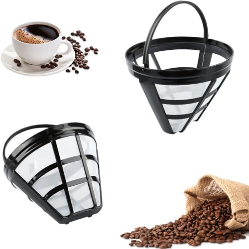 2 Stück Wiederverwendbarer Filter für Dauerkaffee,Kaffeefilter Feinnetzfilter mit Griff, Kaffeemetzfilter universeller Dauerfilter für amerikanische Kaffeemaschinen 2 Stück Wiederverwendbarer Filter für Dauerkaffee,Kaffeefilter Feinnetzfilter mit Griff, Kaffeemetzfilter universeller Dauerfilter für amerikanische Kaffeemaschinen von Lnjya