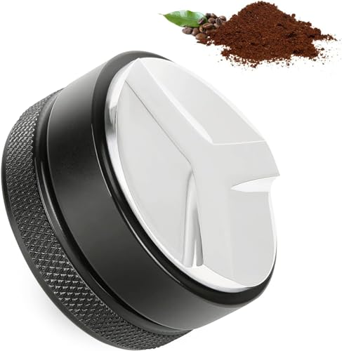 Lnjya Coffee Distributor, Espresso Distribution Tool, Kaffeeverteiler Kaffeestampfer Einstellbarer Tiefenausgleichsverteiler - Kaffee Verteiler Barista Zubehör für Kaffee (53mm) von Lnjya