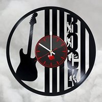 Rock Musik Schallplatte Ausschneideuhr - Man Cave Dekor Musiker Geschenke Für Männer Neues Haus Geschenk Hochzeitslied Wandkunst von LnkGift