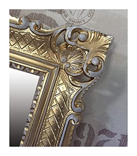 Lnxp NEU WANDSPIEGEL BAROCKSPIEGEL Spiegel Gold WEIß DUALCOLOR 90x70 cm ANTIK BAROCK Rokoko Shabby CHIC Renaissance JUGENDSTIL Retro Design MIT ORNAMENTVERZIEHRUNGEN LUXURIÖS PRUNKVOLL 58SP Lnxp NEU WANDSPIEGEL BAROCKSPIEGEL Spiegel Gold WEIß DUALCOLOR 90x70 cm ANTIK BAROCK Rokoko Shabby CHIC Renaissance JUGENDSTIL Retro Design MIT ORNAMENTVERZIEHRUNGEN LUXURIÖS PRUNKVOLL 58SP von Lnxp