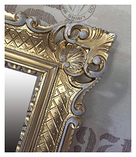 Lnxp WANDSPIEGEL BAROCKSPIEGEL Spiegel IN Gold WEIß DUALCOLOR 90x70 cm ANTIK BAROCK Rokoko Shabby CHIC Renaissance JUGENDSTIL Retro Design MIT ORNAMENTVERZIEHRUNGEN LUXURIÖS PRUNKVOLL 58SP Lnxp WANDSPIEGEL BAROCKSPIEGEL Spiegel IN Gold WEIß DUALCOLOR 90x70 cm ANTIK BAROCK Rokoko Shabby CHIC Renaissance JUGENDSTIL Retro Design MIT ORNAMENTVERZIEHRUNGEN LUXURIÖS PRUNKVOLL 58SP von Lnxp