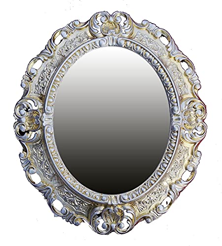 Lnxp WANDSPIEGEL Spiegel OVAL in Gold Silber Dualcolor REPRO 45x38 ANTIK BAROCK Rokoko REPLIKATE NOSTALGISCH Renaissance BAROCKSTIL 46SP Lnxp WANDSPIEGEL Spiegel OVAL in Gold Silber Dualcolor REPRO 45x38 ANTIK BAROCK Rokoko REPLIKATE NOSTALGISCH Renaissance BAROCKSTIL 46SP von Lnxp