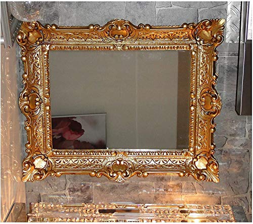 Wandspiegel Rahmenspiegel Barockspiegel Spiegel In Gold 56x46 cm Renaissance Opulenter Prachtvoller Nostalgie Antik Barock Repro Barockstil von Lnxp