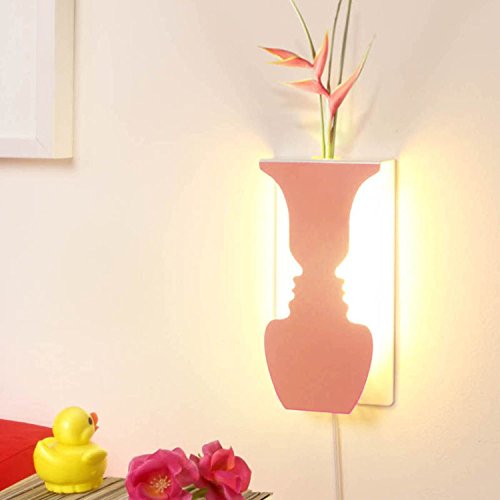 LO+DEMODA Wandleuchte LED Vase USB von LO+DEMODA