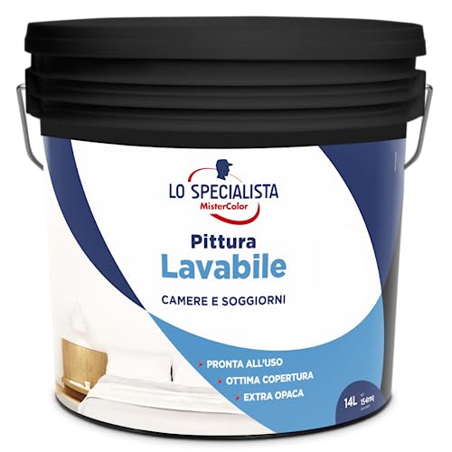 Lo Specialista Mistercolor Abwaschbare Farbe, 14 l von Lo Specialista Mistercolor