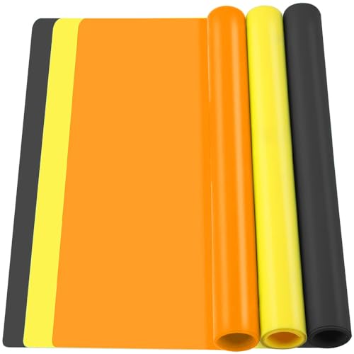 Bastelunterlage, 3 Stück Silikonmatte, Silikon Unterlage Matte Bastelmatte, Antihafte rutschfeste Tischmatte Platzdeckchen für Basteln Resin Handwerk Kinder Malen 30x40 cm Bastelunterlage, 3 Stück Silikonmatte, Silikon Unterlage Matte Bastelmatte, Antihafte rutschfeste Tischmatte Platzdeckchen für Basteln Resin Handwerk Kinder Malen 30x40 cm von LoNinLoAn